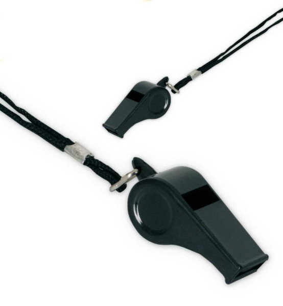Football party whistle black