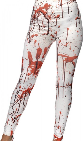 Blood spattered women's leggings