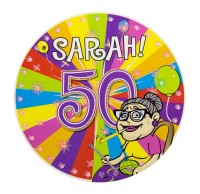 LED Button Sarah Party 12cm