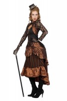 Voorvertoning: Steampunk Lady Melinda kostuum voor dames