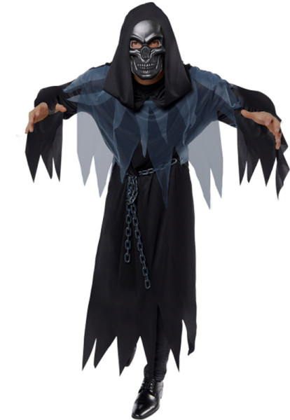 Horror zombie grim reaper men's costume