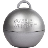 Peso palloncini Bubble Weight argento 35 g