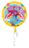Folienballon Trolls Poppy Regenbogen