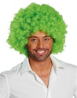 Preview: Crazy Afro Hippie Wig Green