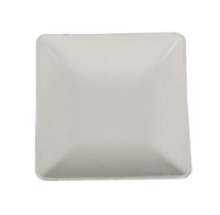 Preview: 50 small sugar cane finger food plates white