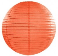 Lanterna di carta arancione 35cm