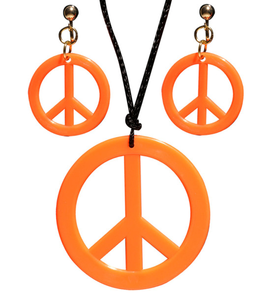 Hippie Peace Schuckset in Orange 3