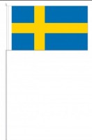 10 Schweden Flaggen Lund 39cm
