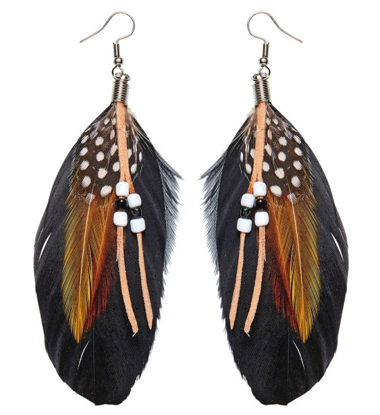 Feather earrings Hazel