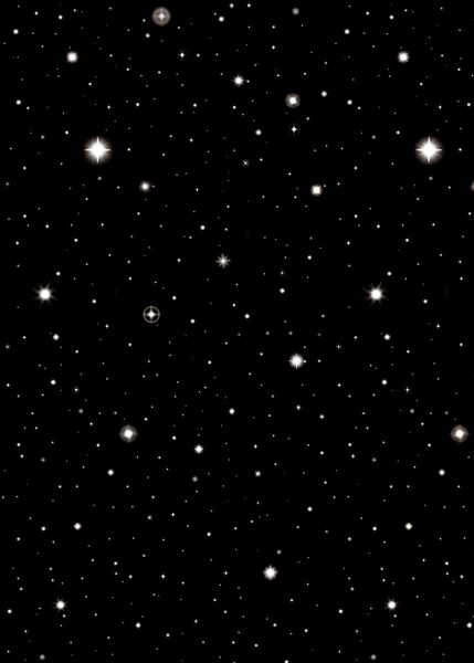 Romantische sterrenhemel muur achtergrond 1.2 X 12.2m