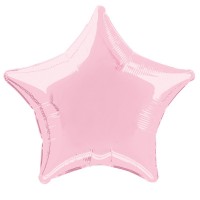 Oversigt: Folieballon Rising Star pink