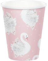 8 Royal Swan paper cups 256ml