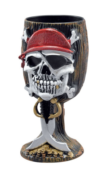 Roger skull pirate goblet