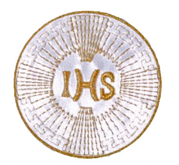 Gesticktes IHS Emblem 8cm
