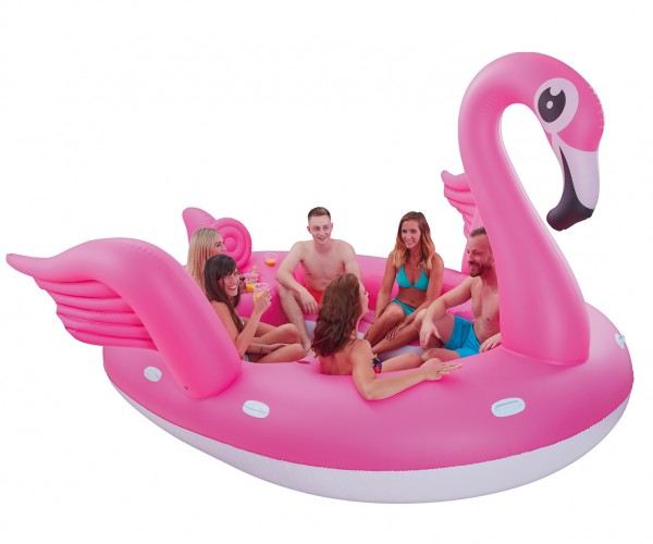 XXL Flamingo badeø 3,7 x 3,35 x 2 m 3