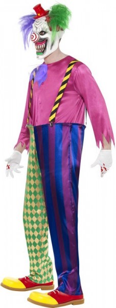 Brightly colored crazy horror clown 2
