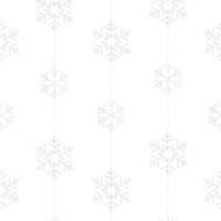 Suspension flocons de neige de Noël champêtre 5m