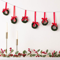 Preview: Christmas wreath garland 2m