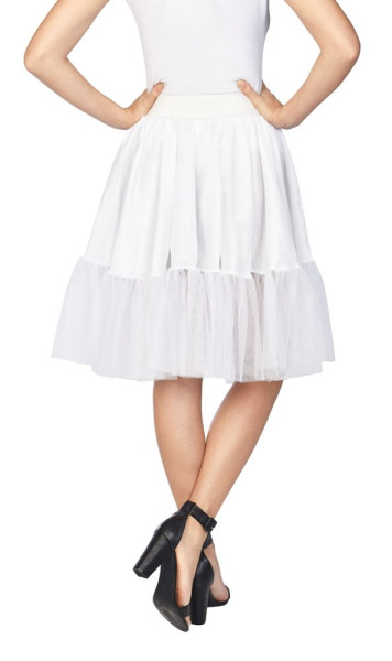 Weißer Petticoat für Damen 2