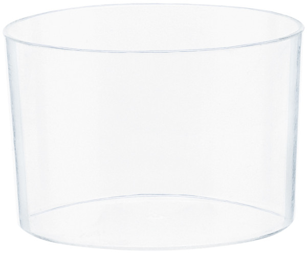 40 transparent mini cups 73ml