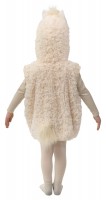 Voorvertoning: Fluffy lama vest voor kinderen