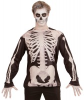 Oversigt: Fotorealistisk skelet shirt til mænd