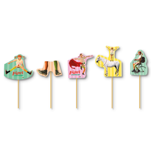 10 Pippi Longstocking motif picks