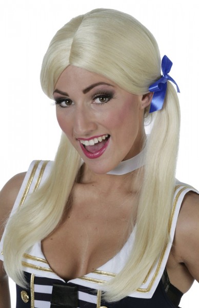 Blonde Sina sailor plait wig