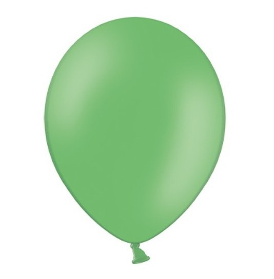 100 palloncini verde pastello 30cm