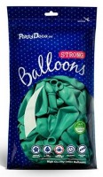 Widok: 100 balonów Partystar akwamaryn 12 cm