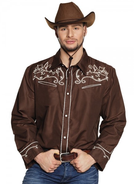 Elegante camicia da cowboy Manuel