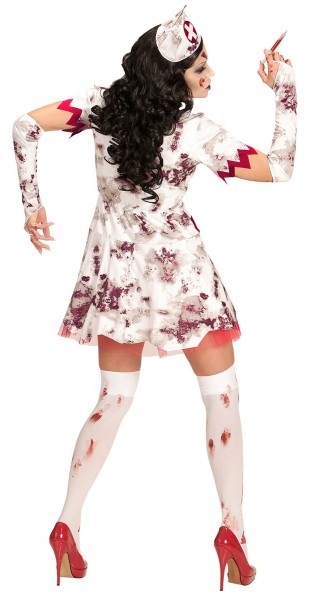 Bloody Zombie Nurse Costume for Women 2