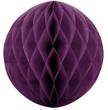 Honeycomb ball Lumina dark purple 20cm