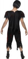 Widok: Halloween kostium horror nieumarły piłkarz numer 13