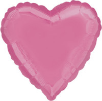Globo corazón rosa viejo 43cm