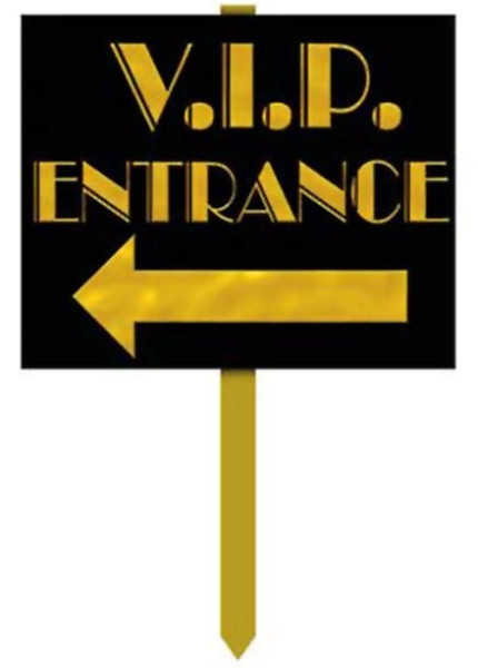 VIP entrance sign 38cm