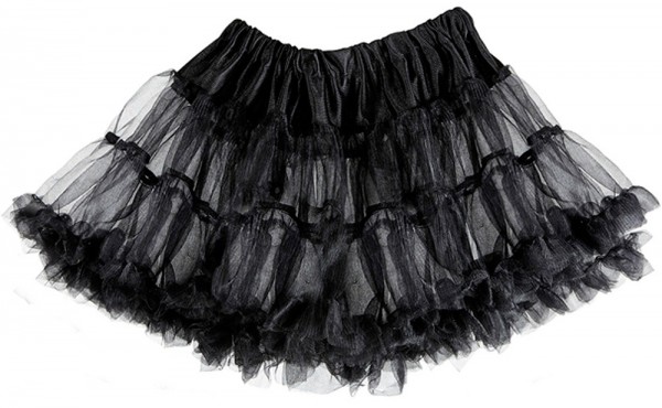 Black petticoat underskirt