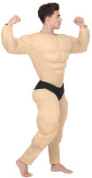 Oversigt: Bodybuilder muskel mand kostume