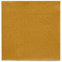 Aperçu: 20 serviettes Eco dorées 33cm