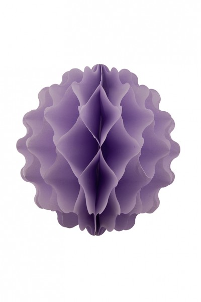 Purple honeycomb ball set of 2 30cm