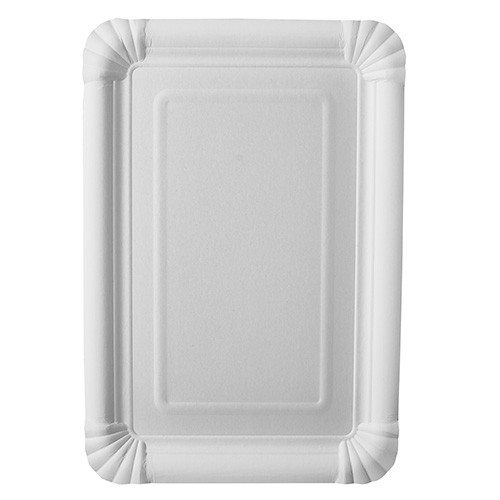 25 piatti FSC Donizetti quadrati bianchi