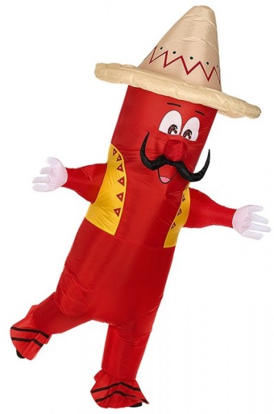 Giant chilli costume inflatable 3