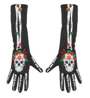 Preview: Day of the Dead Gloves for Women