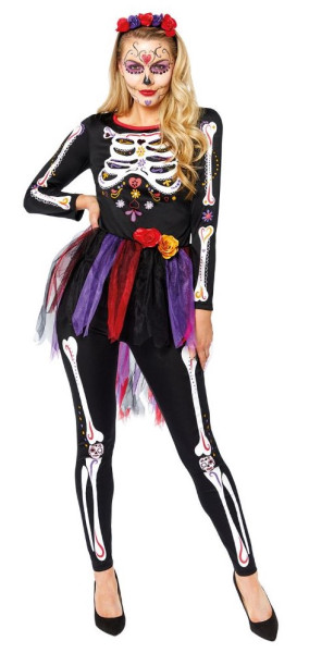 Miss Day of the Dead dame kostume