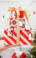 Aperçu: 12 pendentifs cadeaux de Noël