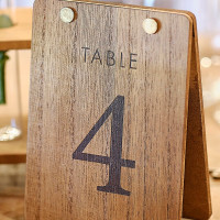 12 table numbers Rustic Romance 1-12