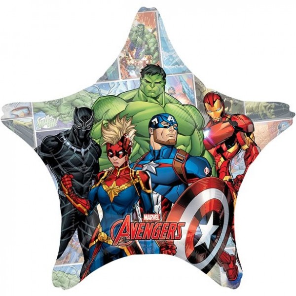 Ballon Alu XXL Avengers Team Stars 71cm