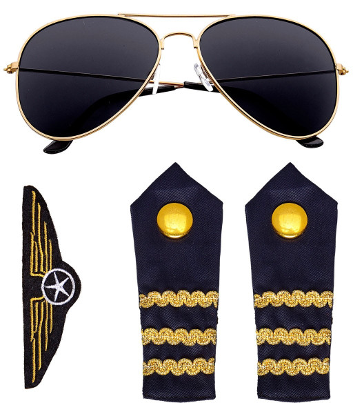 3-częściowy zestaw kostiumów pilota