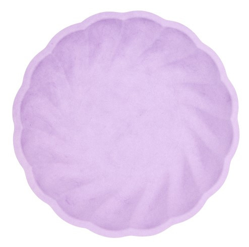 6 plates eco-elegance purple 23cm
