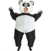 Vorschau: Riesen Panda Kinderkostüm aufblasbar